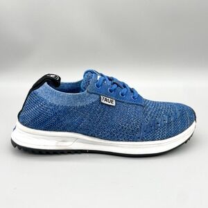 TRUE Linkswear Women 6 All Day Knit Golf Shoes Blue Spikeless Sneaker Casual